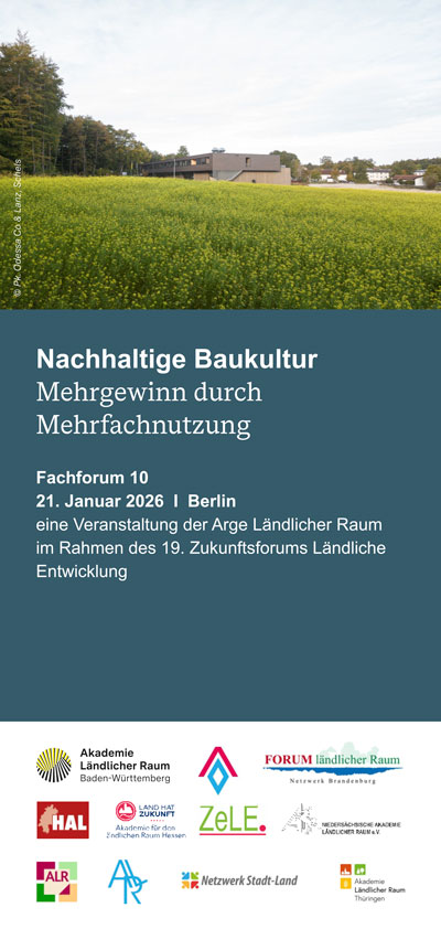 Faltblatt Zukunftsforum Ländlicher Raum