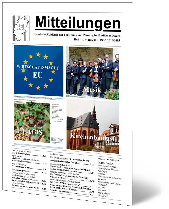 HAL Mitteilungen, Heft 41