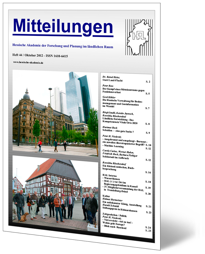 HAL Mitteilungen, Heft 44
