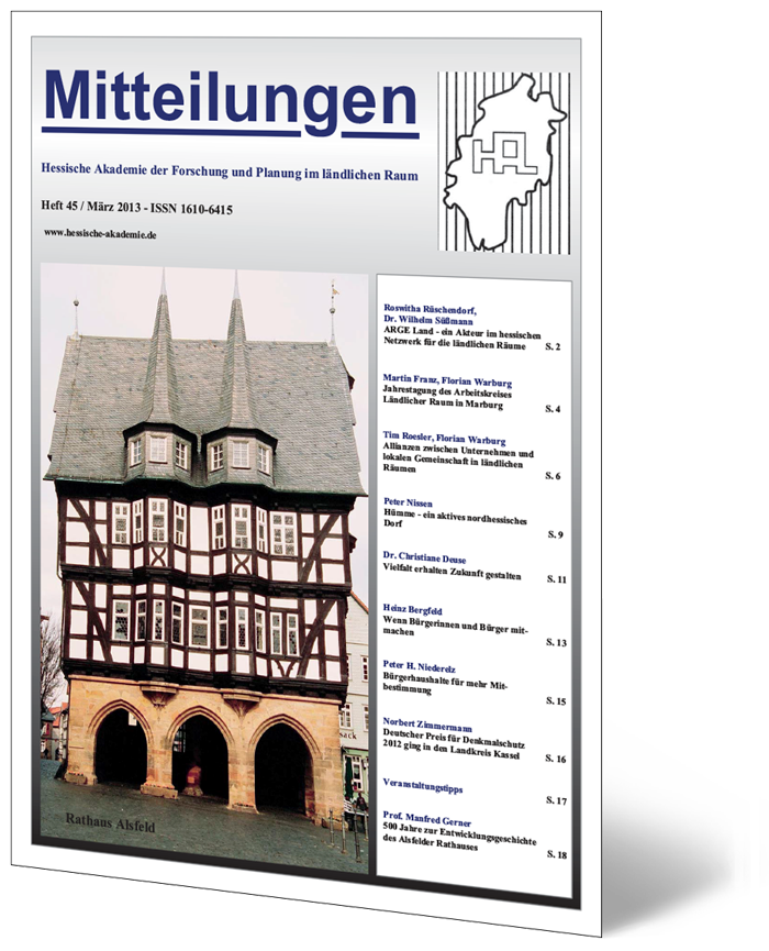 HAL Mitteilungen, Heft 45